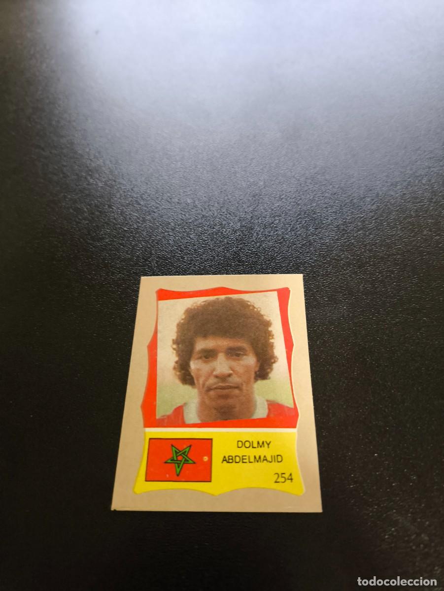 Cromos de F&uacute;tbol: 254 ABDELMAJID DOLMY MARRUECOS MOROCCO REYAUCA MUNDIAL MEXICO 1986 WORLD CUP NO ESTE PANINI