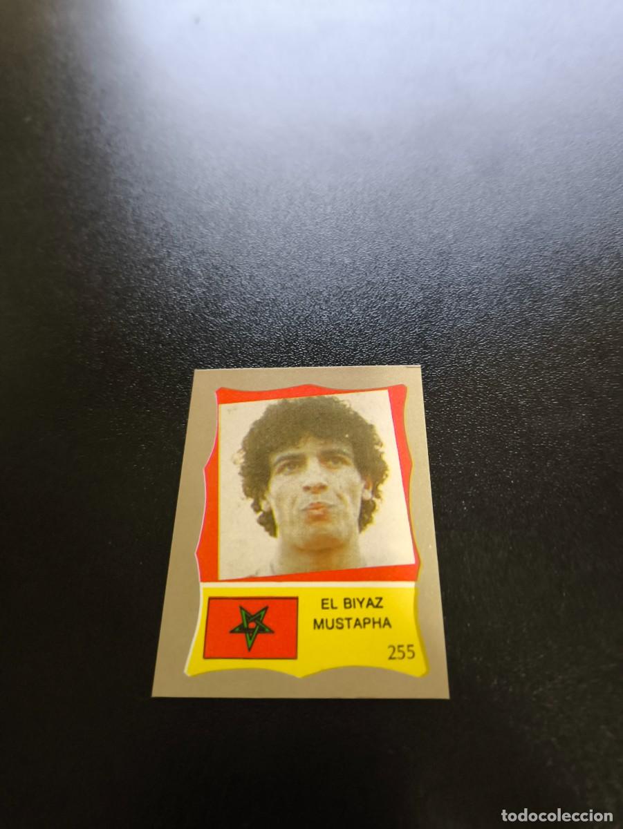 Cromos de F&uacute;tbol: 255 MUSTAPHA EL BIYAZ MARRUECOS MOROCCO REYAUCA MUNDIAL MEXICO 1986 WORLD CUP NO ESTE PANINI