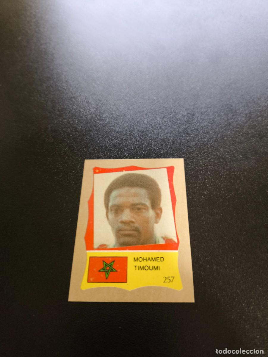 Cromos de F&uacute;tbol: 257 MOHAMED TIMOUMI MURCIA MARRUECOS MOROCCO REYAUCA MUNDIAL MEXICO 1986 WORLD CUP NO ESTE PANINI