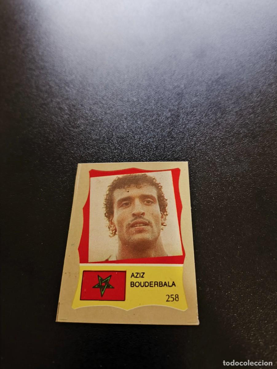 Cromos de F&uacute;tbol: 258 BOUDERBALA AZIZ MURCIA MARRUECOS MOROCCO REYAUCA MUNDIAL MEXICO 1986 WORLD CUP NO ESTE PANINI