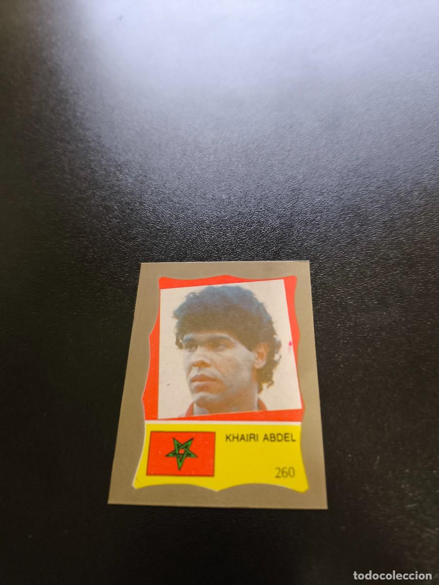 Cromos de F&uacute;tbol: 260 ABDEL KHAIRI MARRUECOS MOROCCO REYAUCA MUNDIAL MEXICO 1986 WORLD CUP NO ESTE PANINI