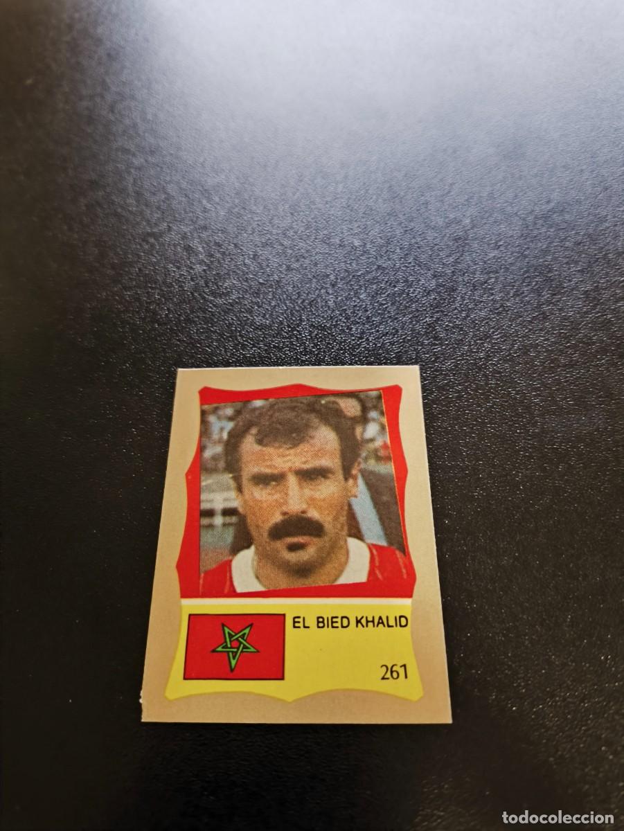 Cromos de F&uacute;tbol: 261 KHALID EL BIED MARRUECOS MOROCCO REYAUCA MUNDIAL MEXICO 1986 WORLD CUP NO ESTE PANINI