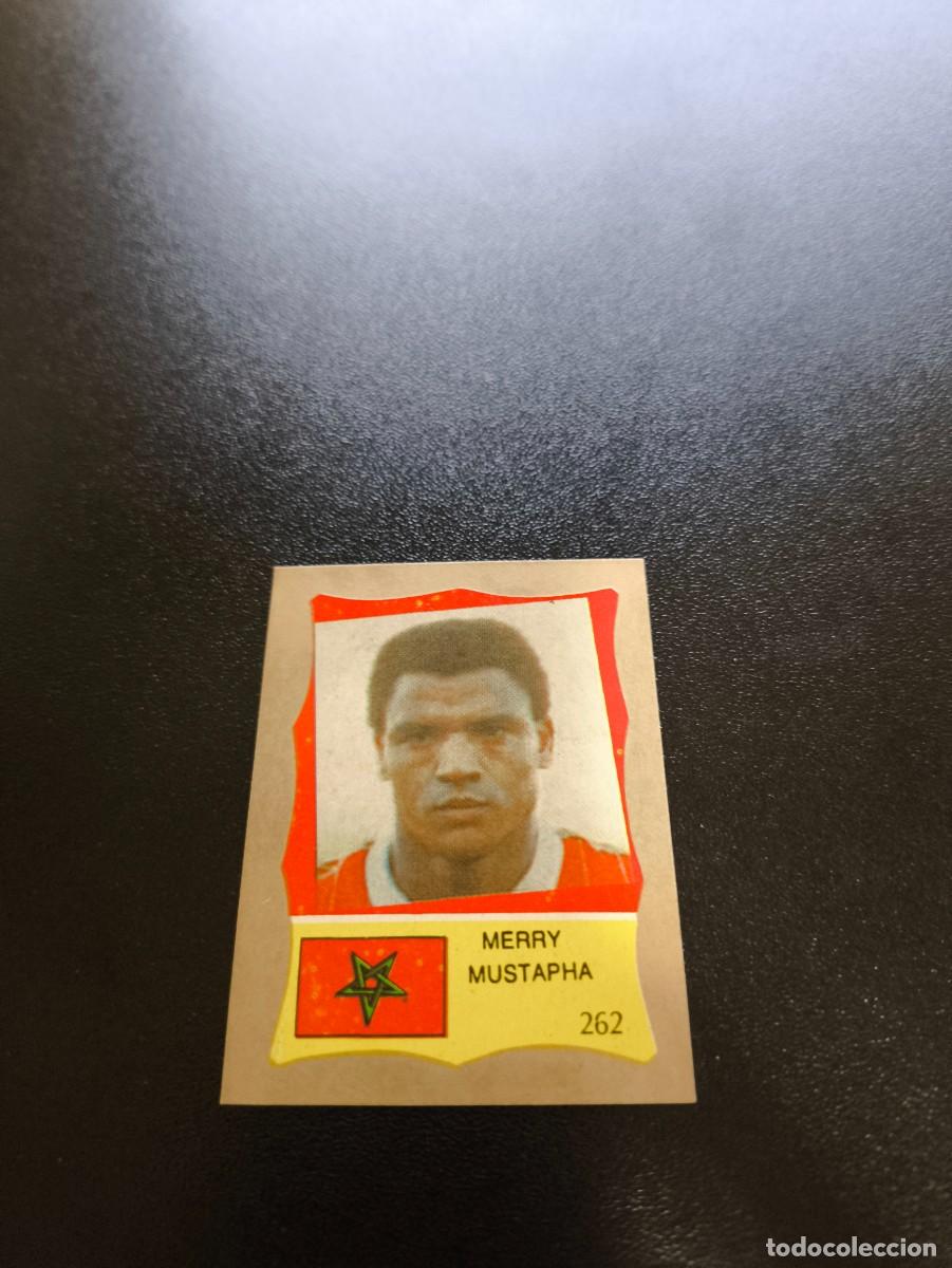 Cromos de F&uacute;tbol: 262 MUSTAPHA MERRY MARRUECOS MOROCCO REYAUCA MUNDIAL MEXICO 1986 WORLD CUP NO ESTE PANINI