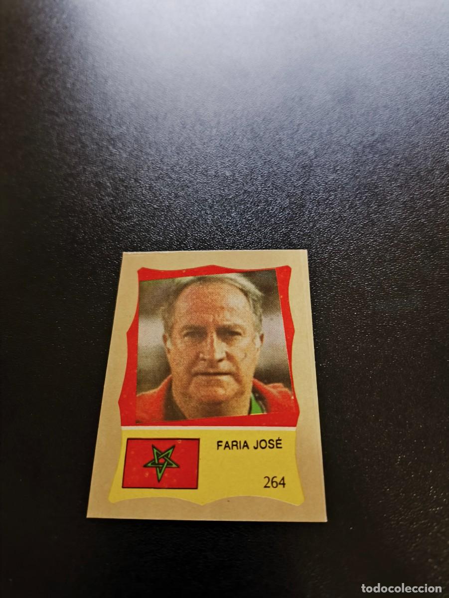 Cromos de F&uacute;tbol: 264 JOSE FARIA MARRUECOS MOROCCO REYAUCA MUNDIAL MEXICO 1986 WORLD CUP NO ESTE PANINI