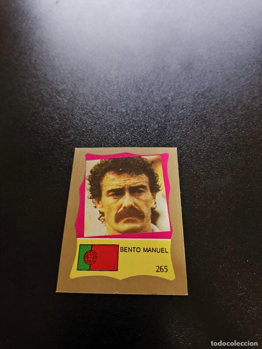 Cromos de F&uacute;tbol: 265 MANUEL BENTO PORTUGAL REYAUCA MUNDIAL MEXICO 1986 WORLD CUP NO ESTE PANINI