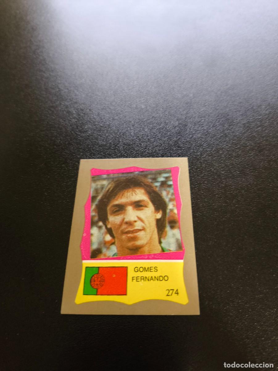 Cromos de F&uacute;tbol: 274 FERNANDO GOMES PORTUGAL REYAUCA MUNDIAL MEXICO 1986 WORLD CUP NO ESTE PANINI
