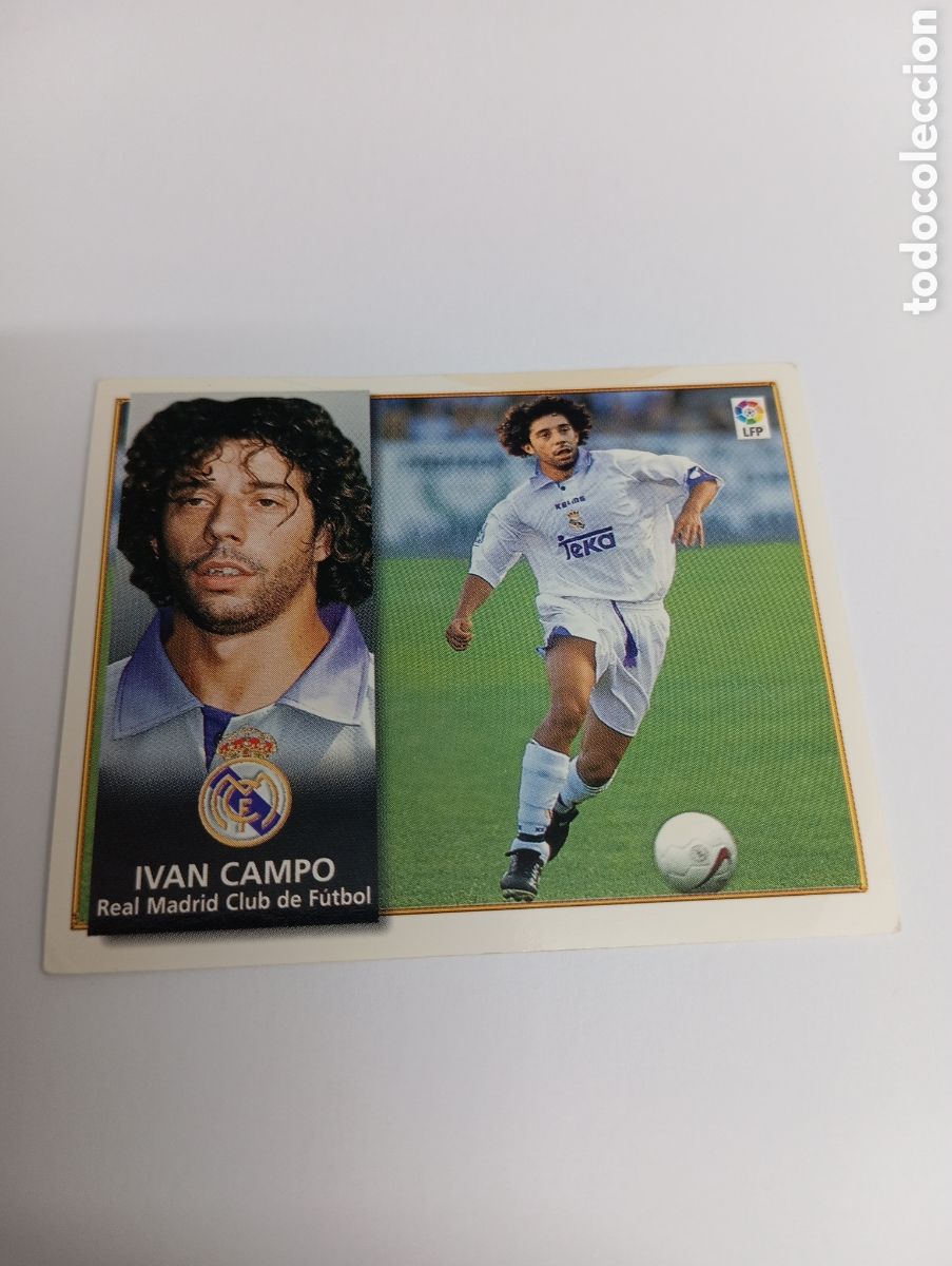 Cromos de F&uacute;tbol: IVAN CAMPO Real Madrid Liga Este 1998 1999 NUEVO SIN PEGAR 98 99
