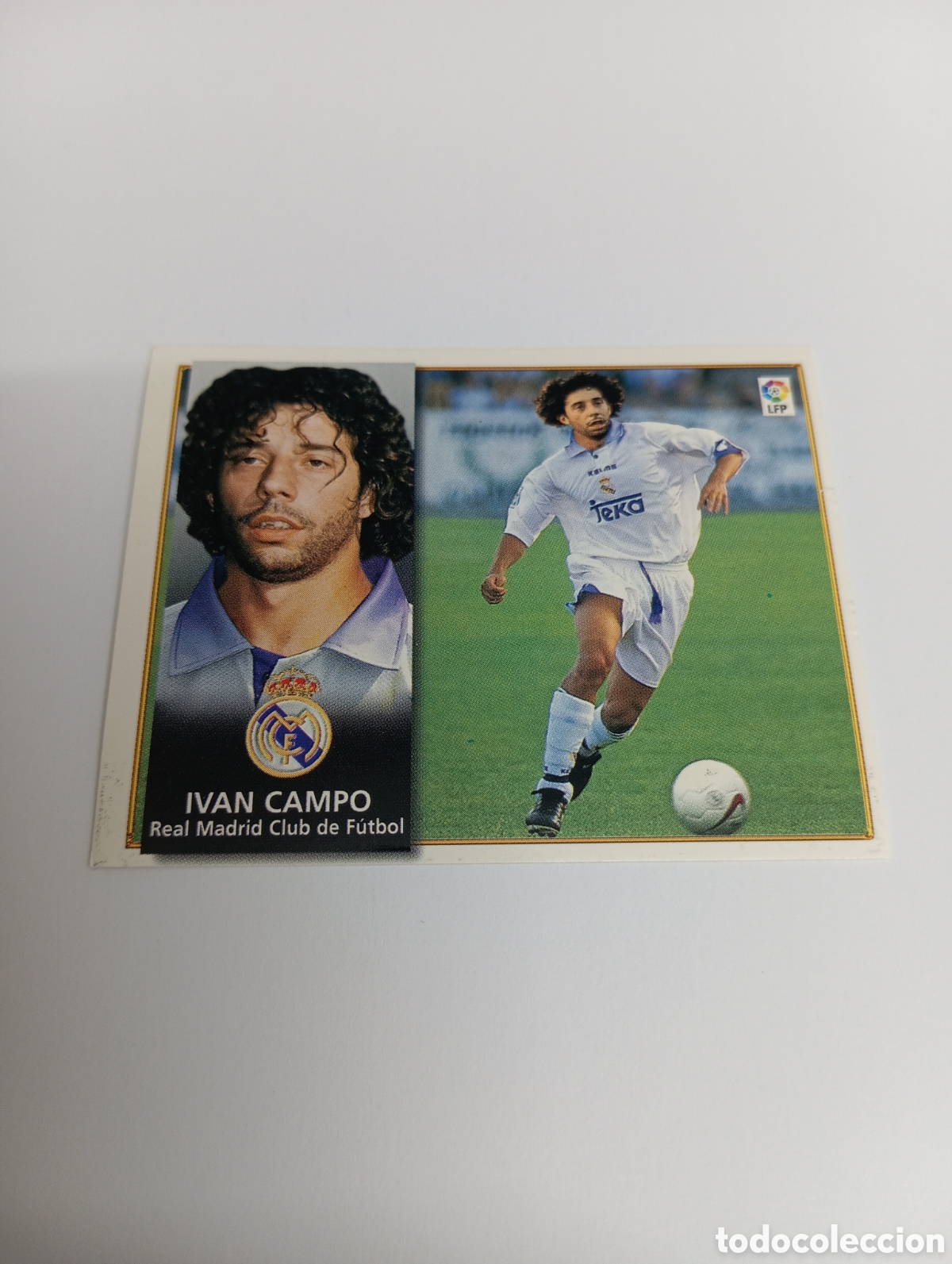 Cromos de F&uacute;tbol: IVAN CAMPO Real Madrid Liga Este 1998 1999 NUEVO SIN PEGAR 98 99