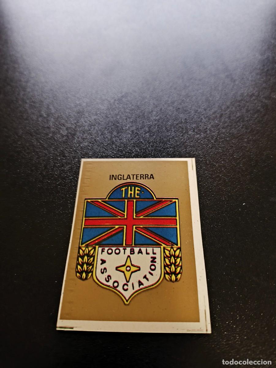 Cromos de F&uacute;tbol: ESCUDO BADGE INGLATERRA ENGLAND GOLD REYAUCA MUNDIAL ITALIA 1990 WORLD CUP NO ESTE PANINI