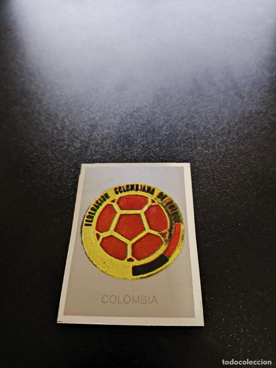Cromos de F&uacute;tbol: ESCUDO BADGE COLOMBIA SILVER REYAUCA MUNDIAL ITALIA 1990 WORLD CUP NO ESTE PANINI