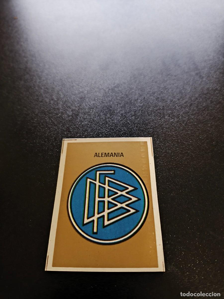 Cromos de F&uacute;tbol: ESCUDO BADGE ALEMANIA GERMANY GOLD REYAUCA MUNDIAL ITALIA 1990 WORLD CUP NO ESTE PANINI