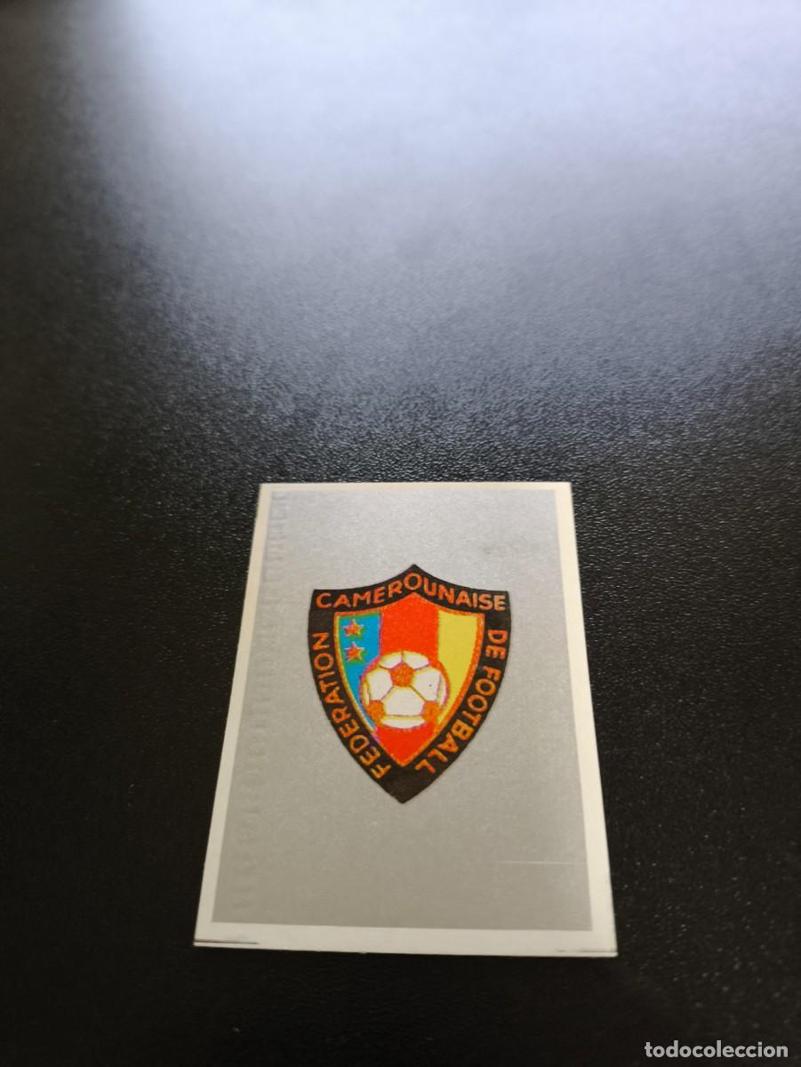 Cromos de F&uacute;tbol: ESCUDO BADGE CAMERUN CAMEROUN SILVER REYAUCA MUNDIAL ITALIA 1990 WORLD CUP NO ESTE PANINI