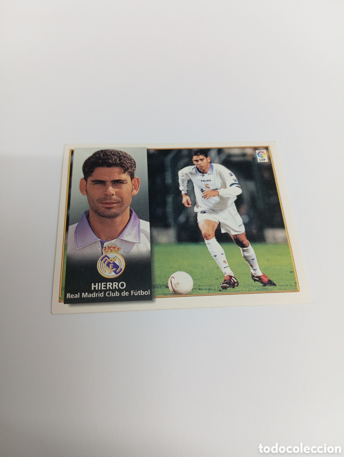 Cromos de F&uacute;tbol: HIERRO Real Madrid Liga Este 1998 1999 NUEVO SIN PEGAR 98 99