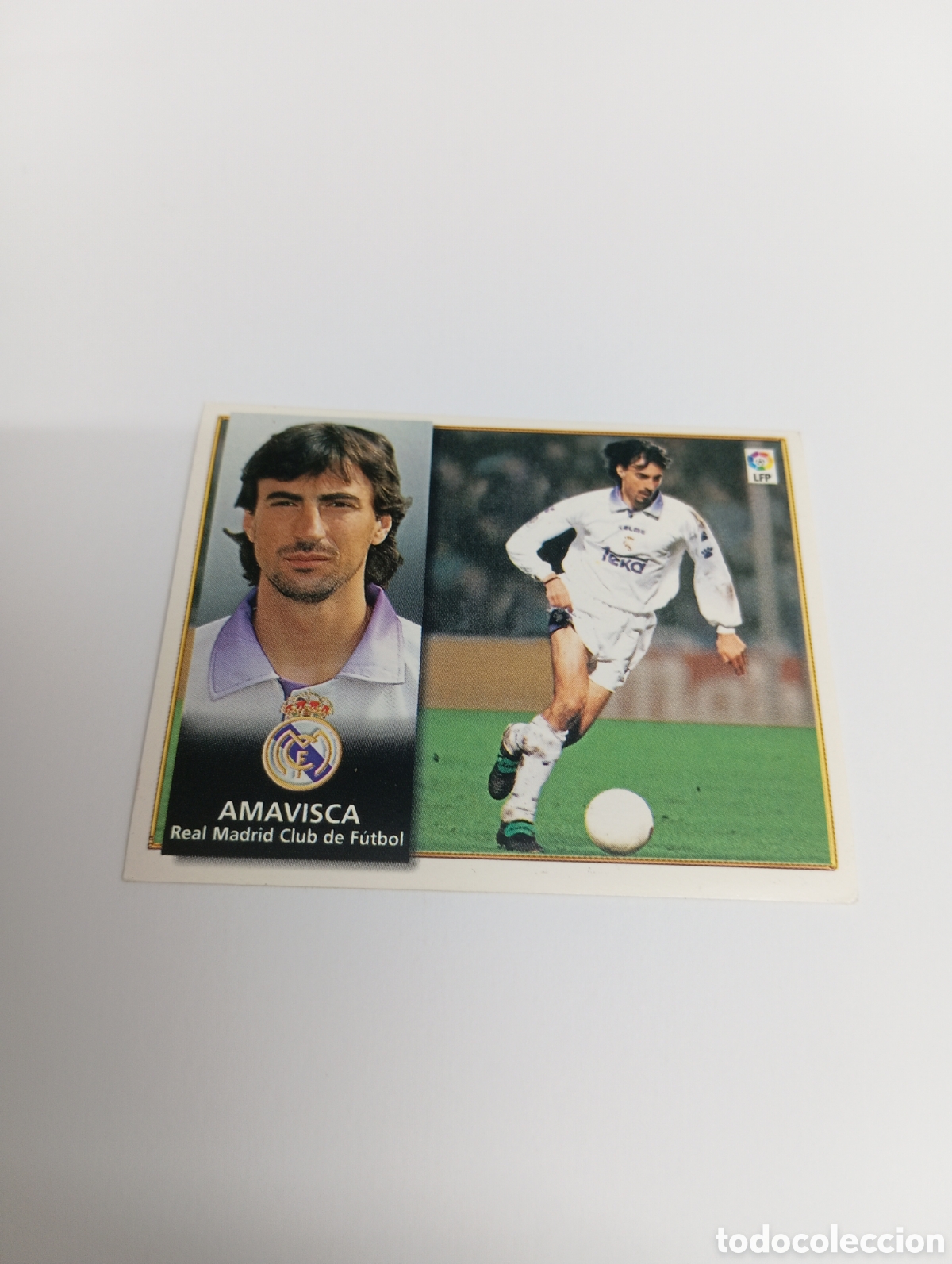 Cromos de F&uacute;tbol: AMAVISCA Real Madrid Liga Este 1998 1999 NUEVO SIN PEGAR 98 99