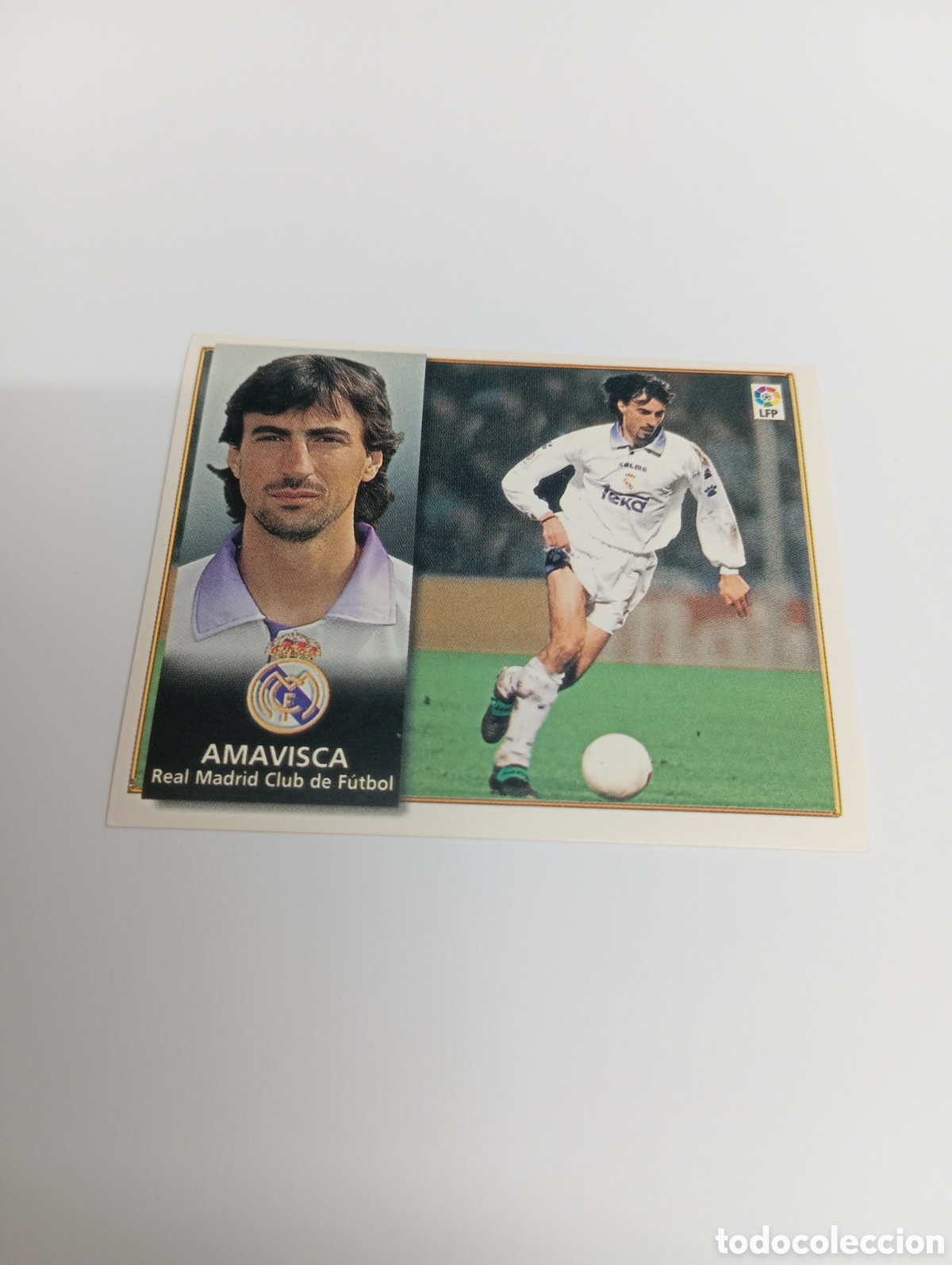 Cromos de F&uacute;tbol: AMAVISCA Real Madrid Liga Este 1998 1999 NUEVO SIN PEGAR 98 99