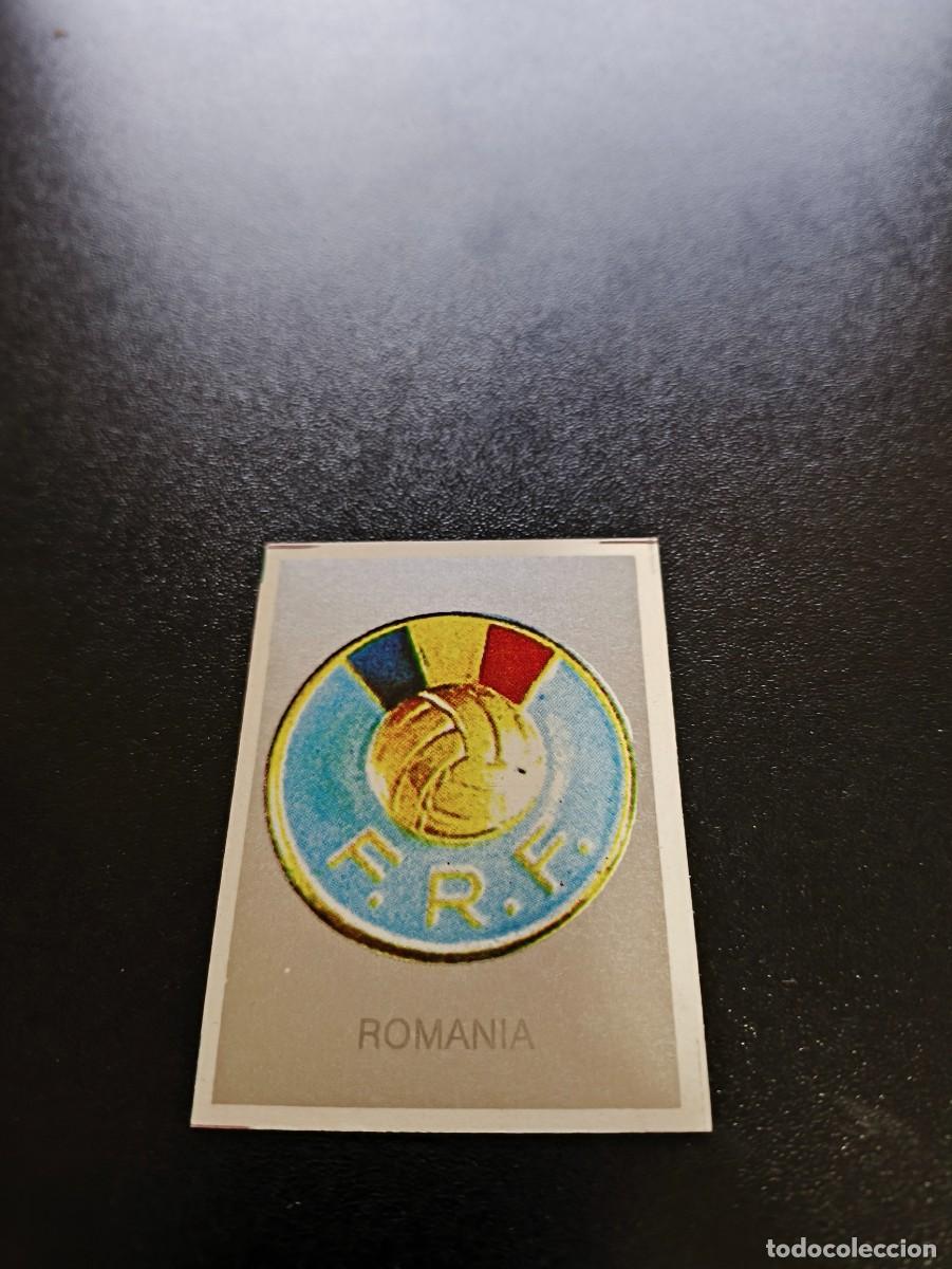 Cromos de F&uacute;tbol: ESCUDO BADGE RUMANIA ROMANIA SILVER REYAUCA MUNDIAL ITALIA 1990 WORLD CUP NO ESTE PANINI