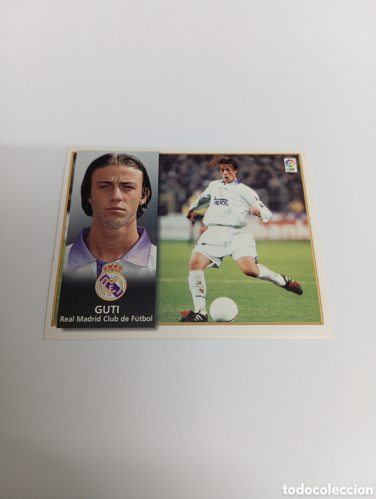 Figurine di Calcio: GUTI Real Madrid Liga Este 1998 1999 NUEVO SIN PEGAR 98 99