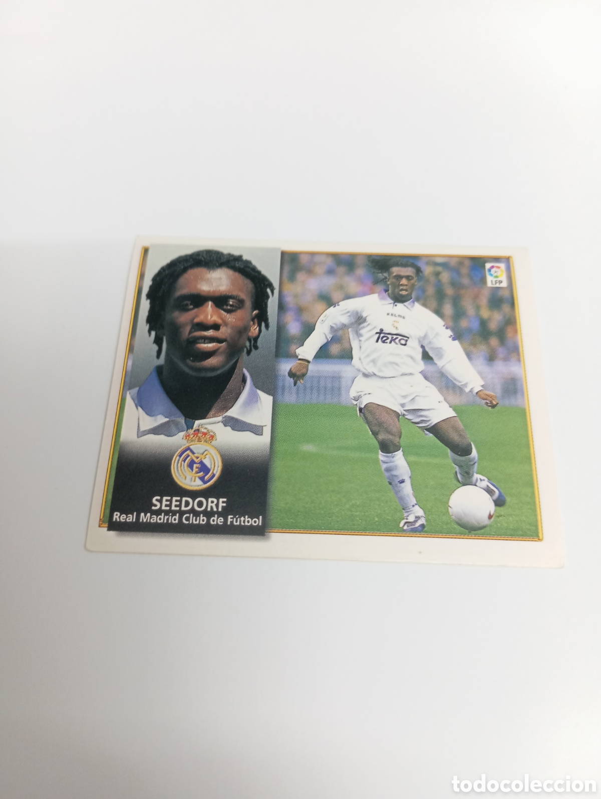 Figurine di Calcio: SEEDORF Real Madrid Liga Este 1998 1999 NUEVO SIN PEGAR 98 99