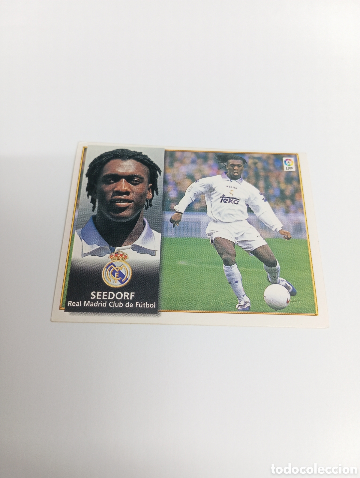 Figurine di Calcio: SEEDORF Real Madrid Liga Este 1998 1999 NUEVO SIN PEGAR 98 99