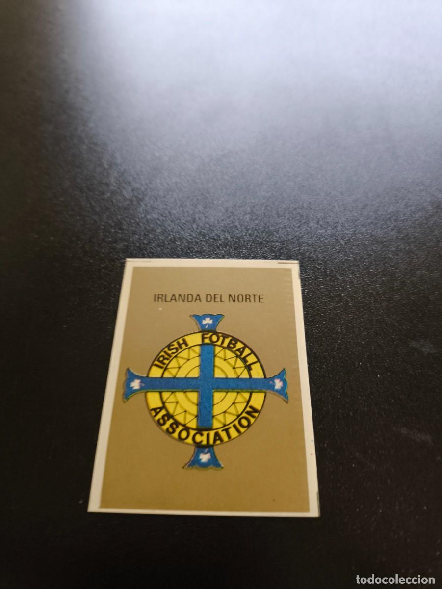 Cromos de F&uacute;tbol: ESCUDO BADGE IRLANDA NORTE NORTH IRELAND GOLD REYAUCA MUNDIAL ITALIA 1990 WORLD CUP NO ESTE PANINI