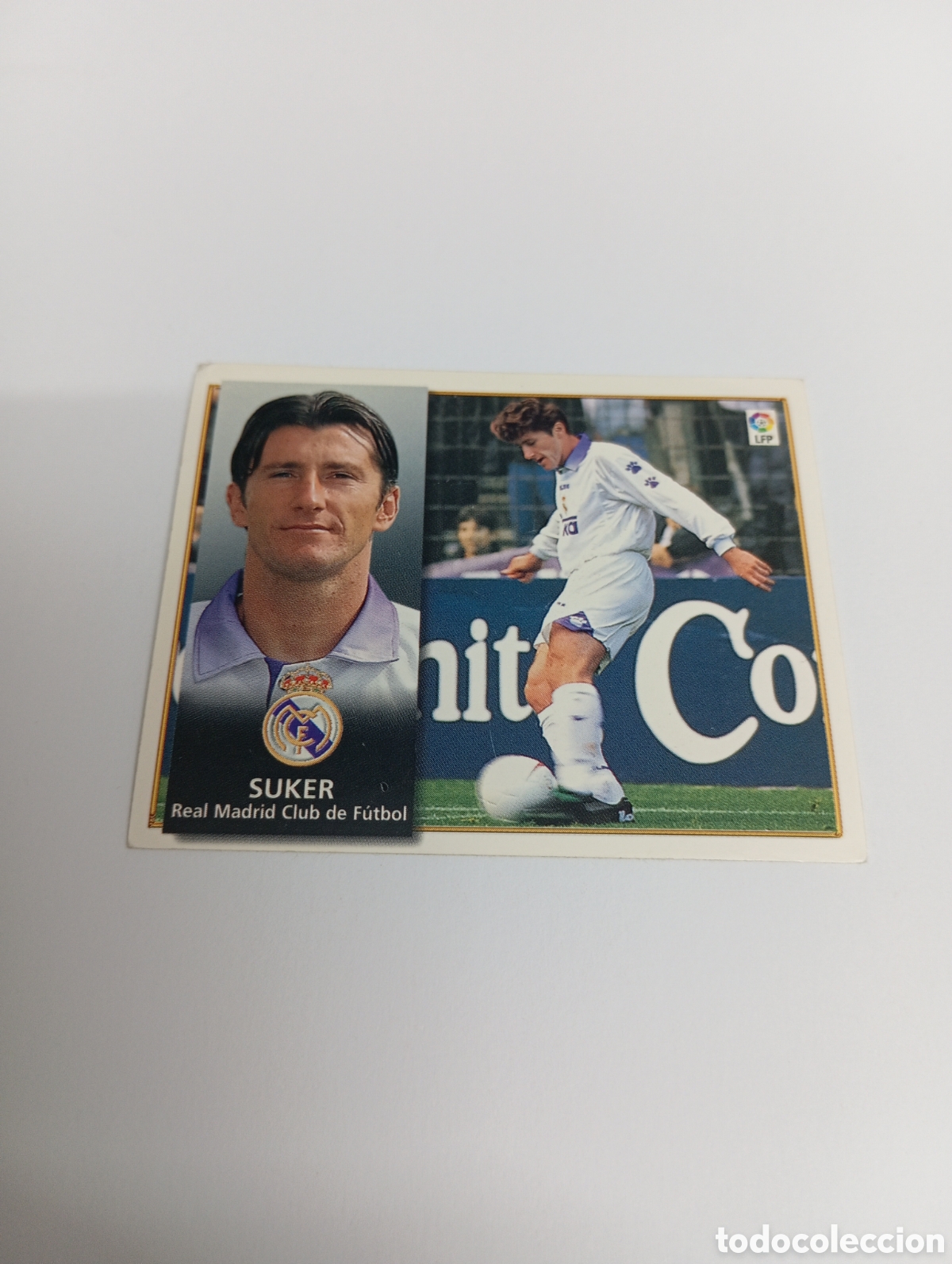 Cromos de F&uacute;tbol: SUKER Real Madrid Liga Este 1998 1999 NUEVO SIN PEGAR 98 99