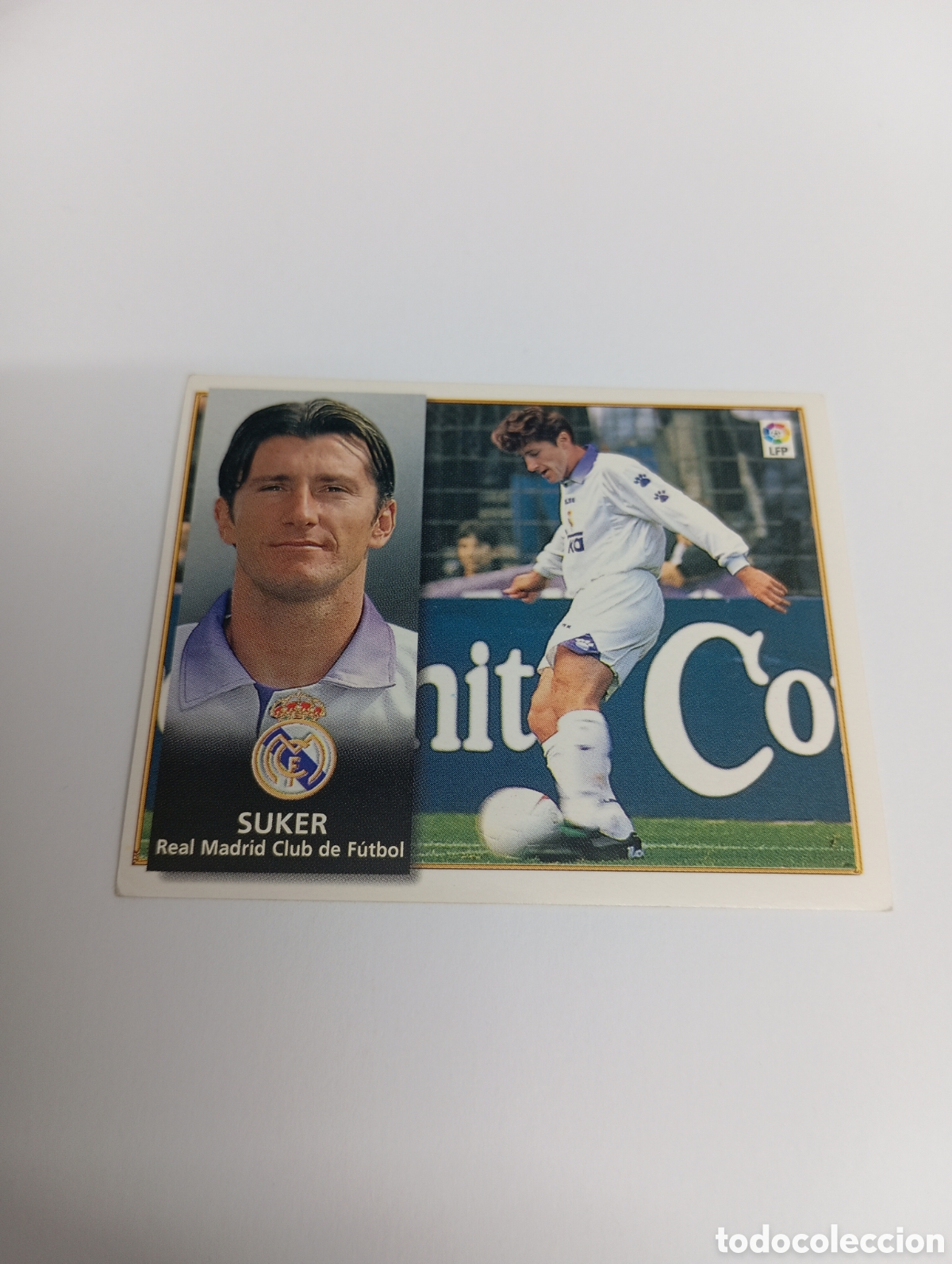 Cromos de F&uacute;tbol: SUKER Real Madrid Liga Este 1998 1999 NUEVO SIN PEGAR 98 99