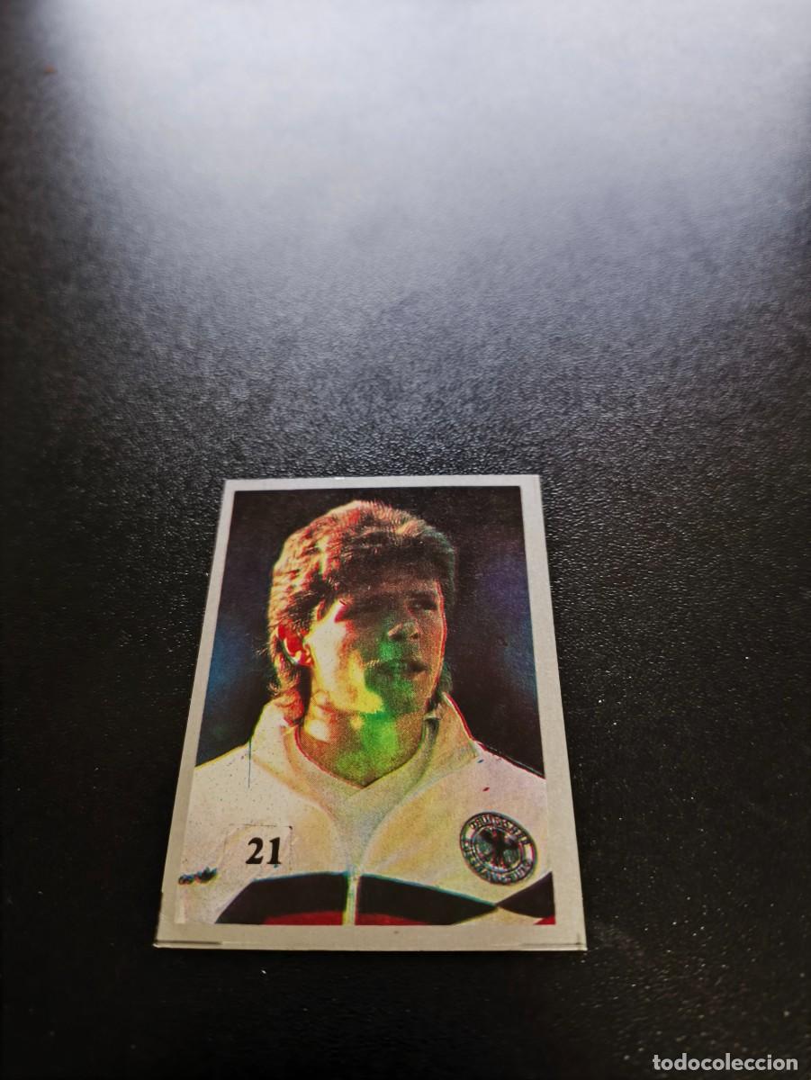 Cromos de F&uacute;tbol: 21 ANDREAS MOLLER ALEMANIA WEST GERMANY REYAUCA MUNDIAL ITALIA 1990 WORLD CUP NO ESTE PANINI
