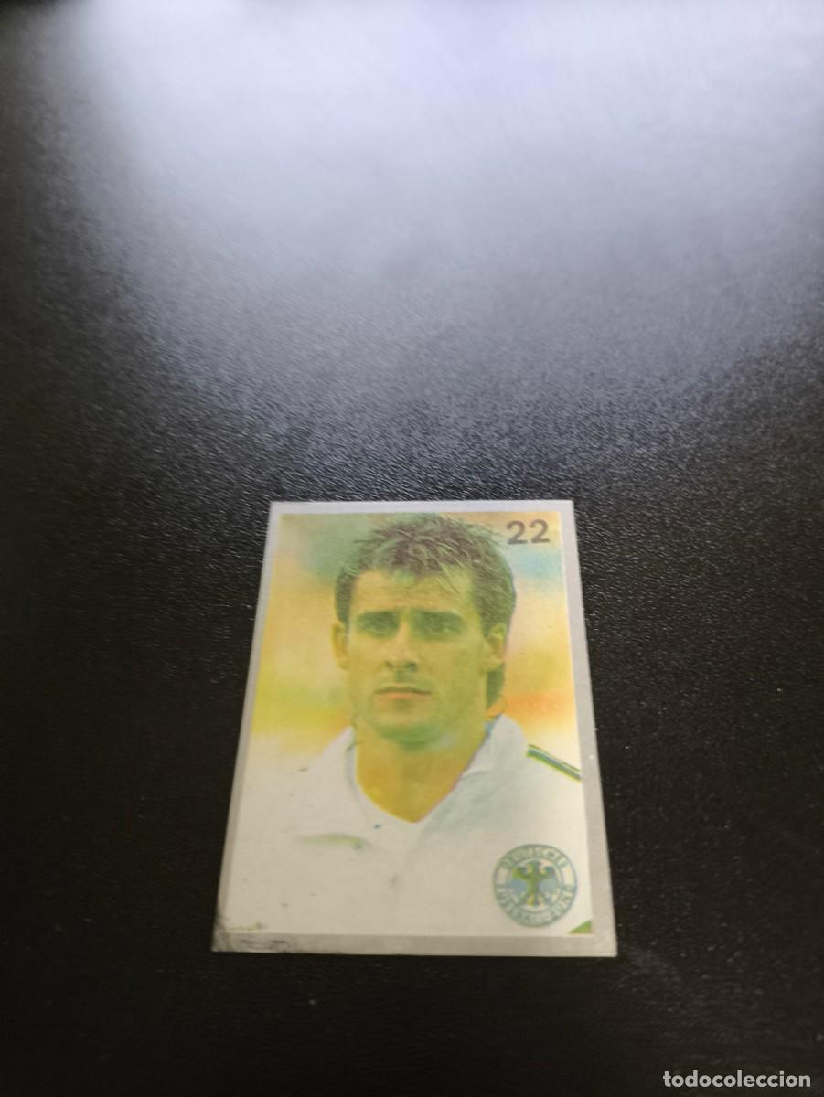 Cromos de F&uacute;tbol: 22 PIERRE LITTBARSKI ALEMANIA WEST GERMANY REYAUCA MUNDIAL ITALIA 1990 WORLD CUP NO ESTE PANINI