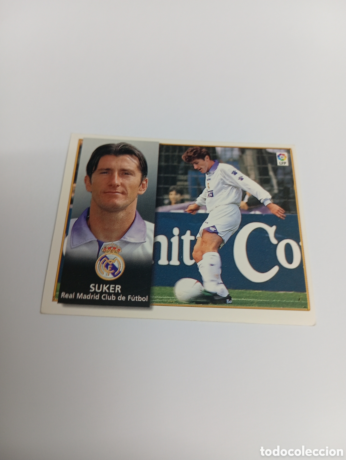 Cromos de F&uacute;tbol: SUKER Real Madrid Liga Este 1998 1999 NUEVO SIN PEGAR 98 99