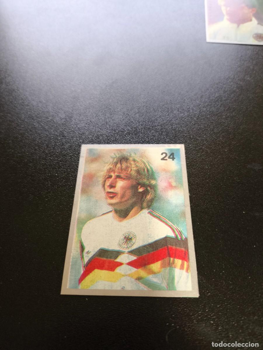 Cromos de F&uacute;tbol: 24 JURGEN KLINSMANN ALEMANIA WEST GERMANY REYAUCA MUNDIAL ITALIA 1990 WORLD CUP NO ESTE PANINI