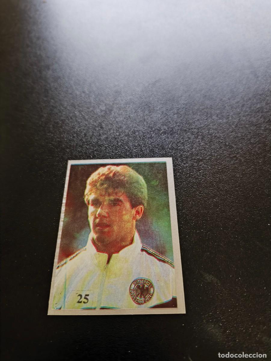 Cromos de F&uacute;tbol: 25 KARL-HEINZ ALEMANIA WEST GERMANY REYAUCA MUNDIAL ITALIA 1990 WORLD CUP NO ESTE PANINI
