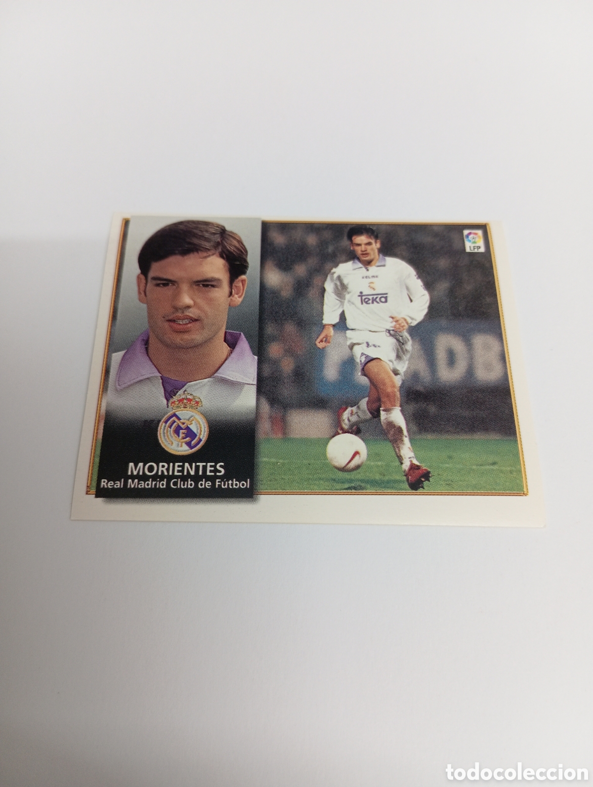 Cromos de F&uacute;tbol: MORIENTES Real Madrid Liga Este 1998 1999 NUEVO SIN PEGAR 98 99