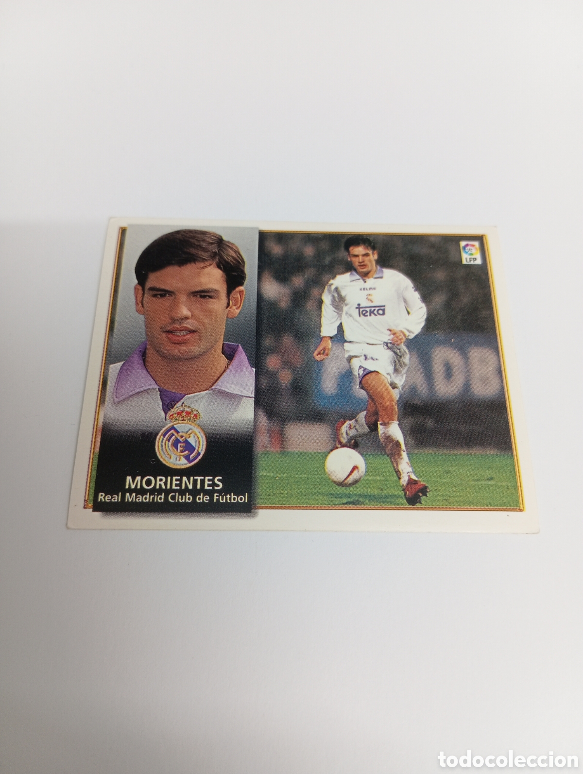 Cromos de F&uacute;tbol: MORIENTES Real Madrid Liga Este 1998 1999 NUEVO SIN PEGAR 98 99