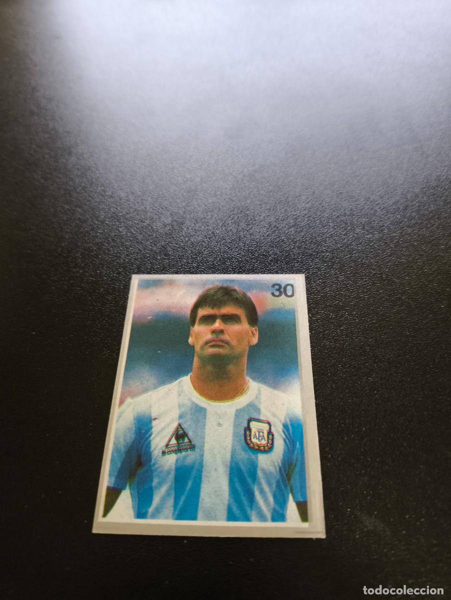 Cromos de F&uacute;tbol: 30 JOSE LUIS BROWN MURCIA ARGENTINA REYAUCA MUNDIAL ITALIA 1990 WORLD CUP NO ESTE PANINI