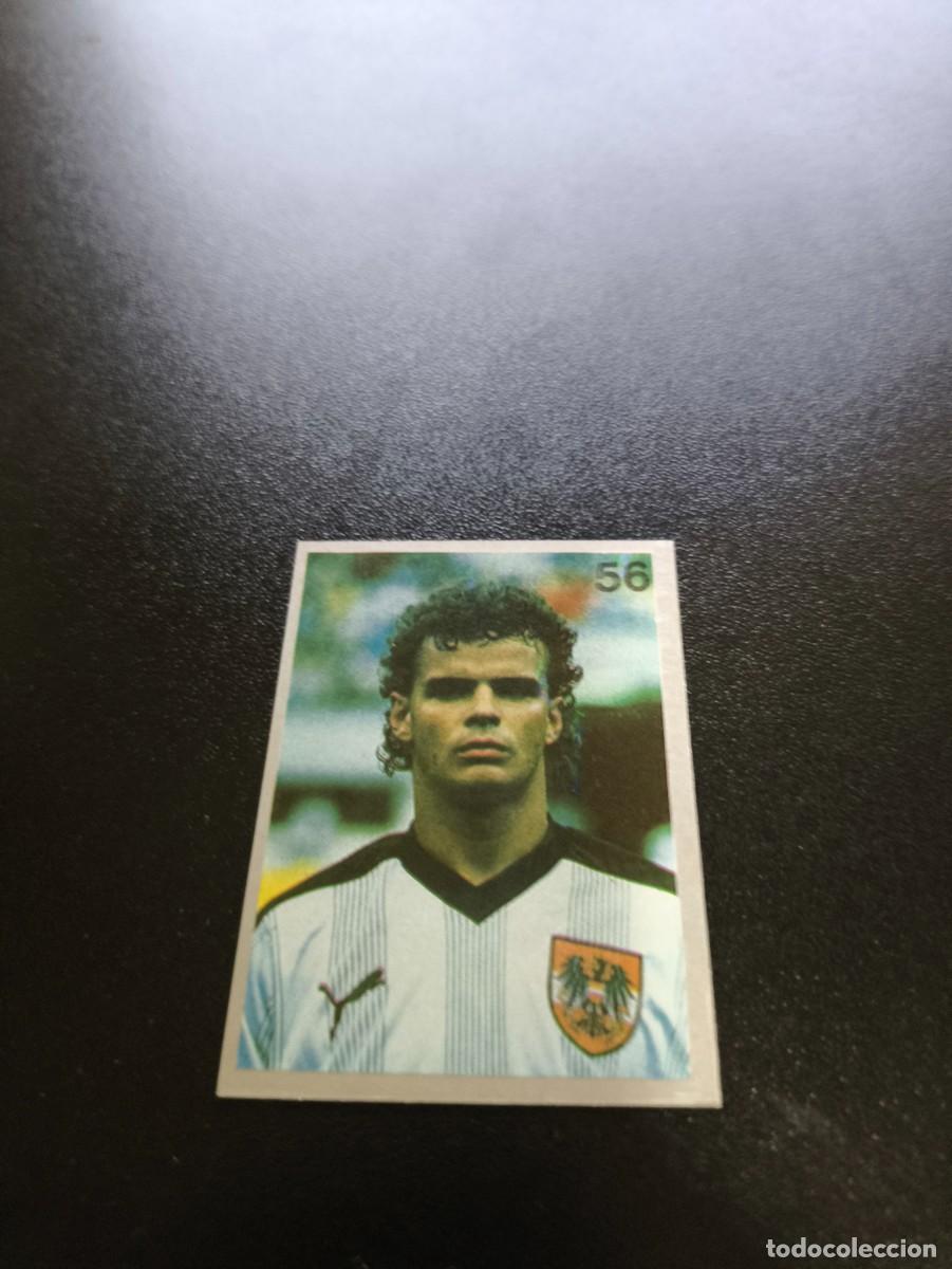 Cromos de F&uacute;tbol: 56 MANFRED ZSAK AUSTRIA &Ouml;sterreich REYAUCA MUNDIAL ITALIA 1990 WORLD CUP NO ESTE PANINI