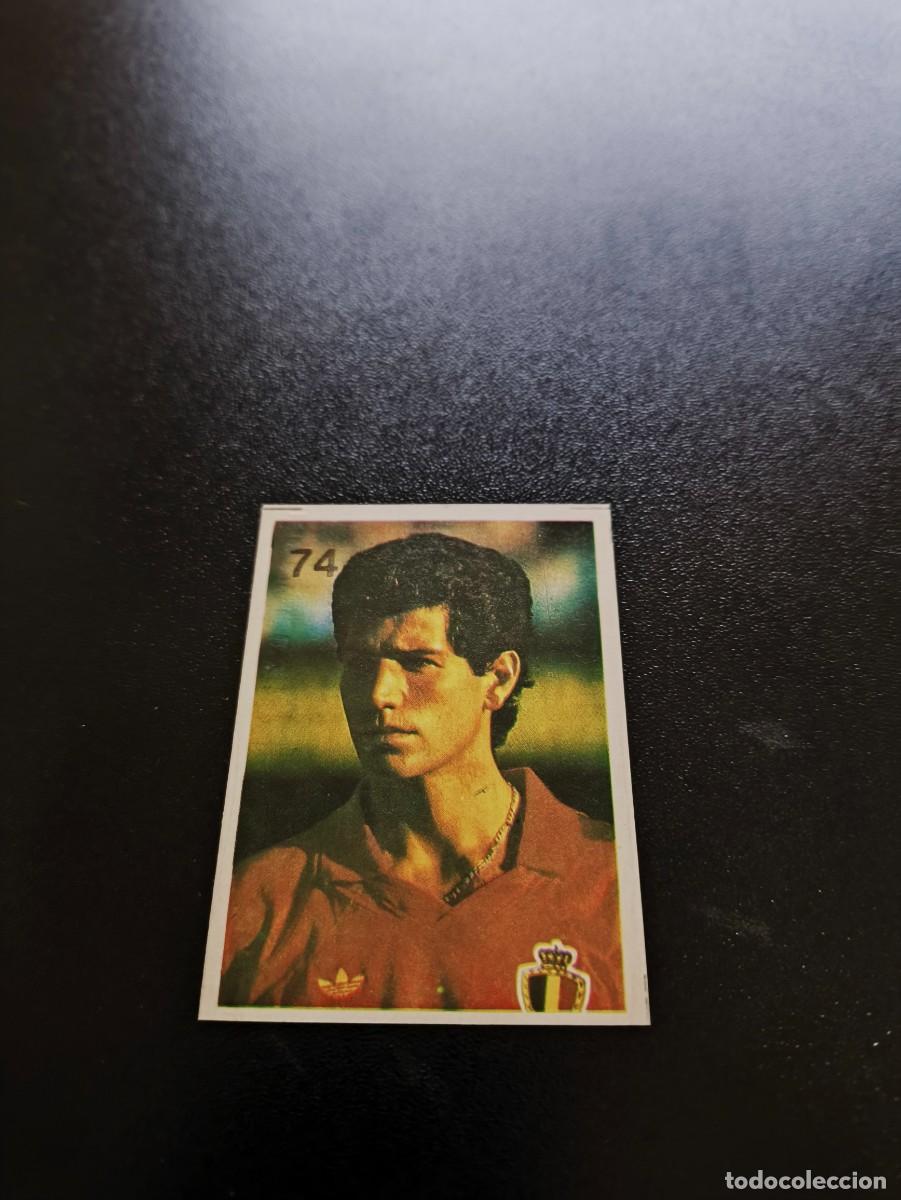 Fu&szlig;ball-Sticker: 74 VINCENZO SCIFO BELGICA BELGIUM REYAUCA MUNDIAL ITALIA 1990 WORLD CUP NO ESTE PANINI