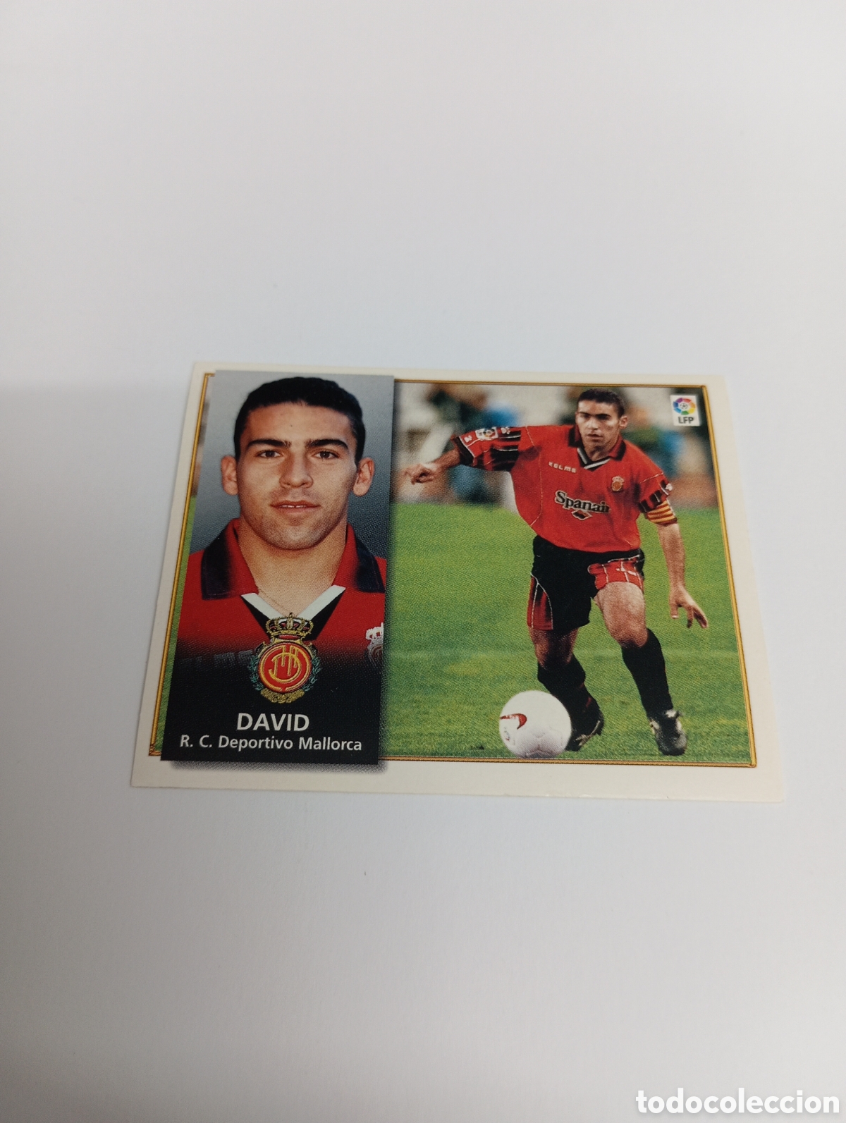 Fu&szlig;ball-Sticker: DAVID Mallorca Liga Este 1998 1999 NUEVO SIN PEGAR 98 99