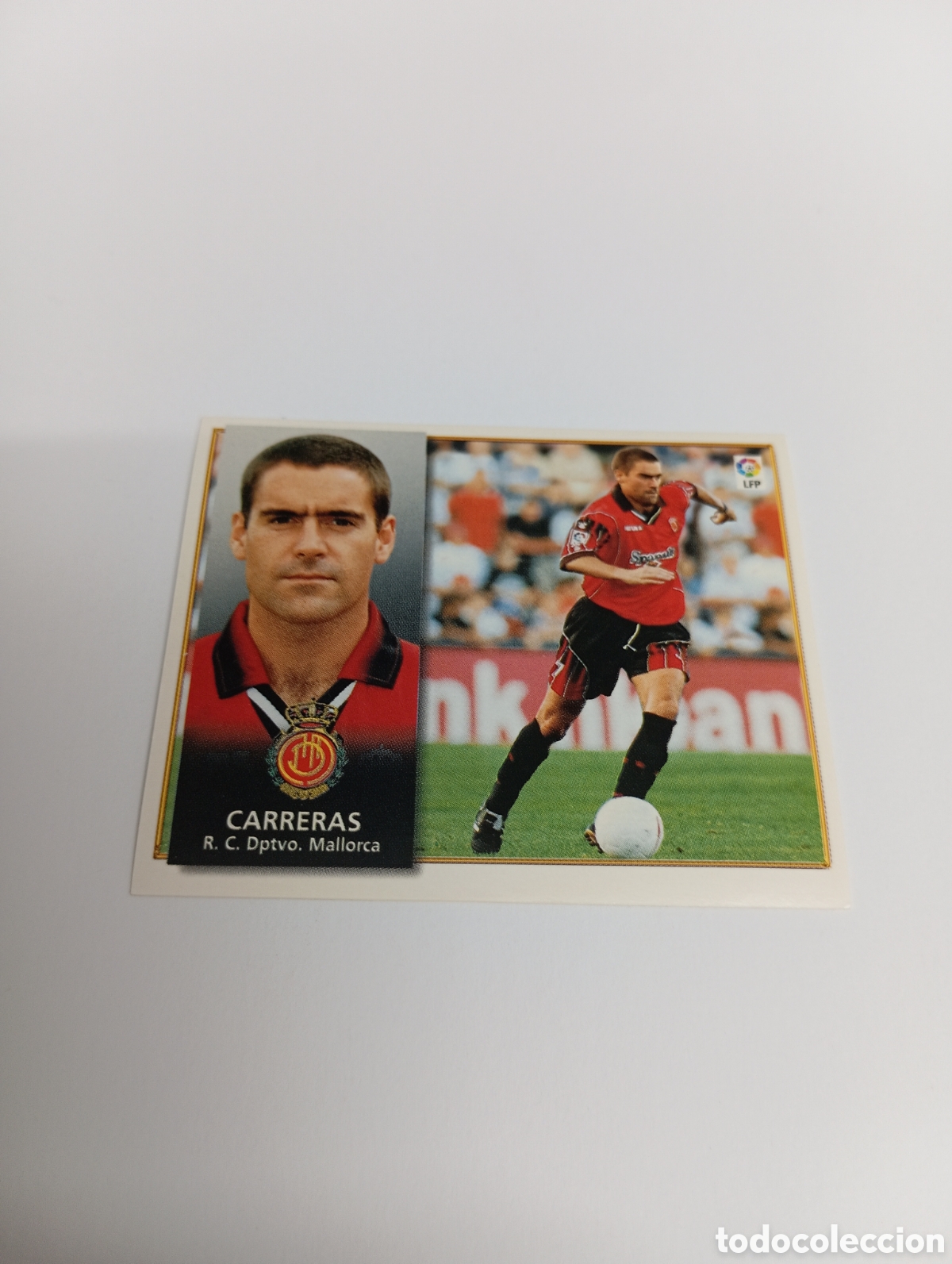 Fu&szlig;ball-Sticker: CARRERAS Mallorca Liga Este 1998 1999 NUEVO SIN PEGAR 98 99