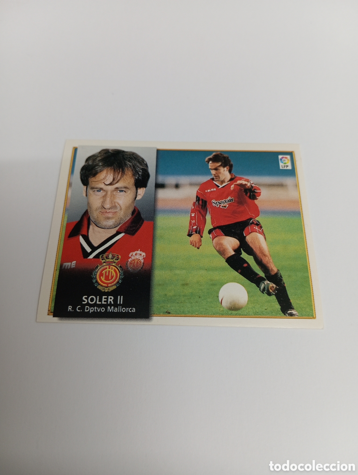 Fu&szlig;ball-Sticker: SOLER II Mallorca Liga Este 1998 1999 NUEVO SIN PEGAR 98 99
