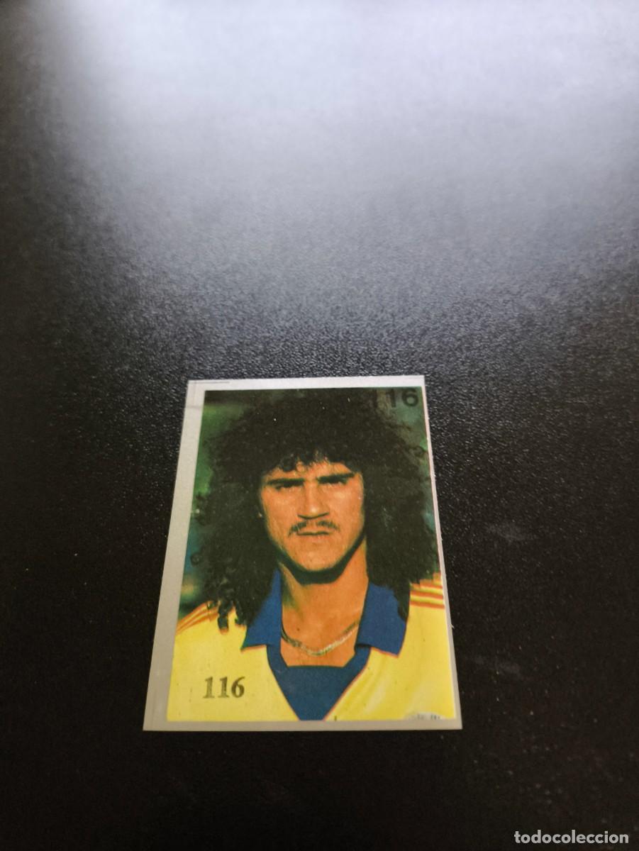 Cromos de F&uacute;tbol: 116 LEONEL ALVAREZ VALLADOLID COLOMBIA REYAUCA MUNDIAL ITALIA 1990 WORLD CUP NO ESTE PANINI