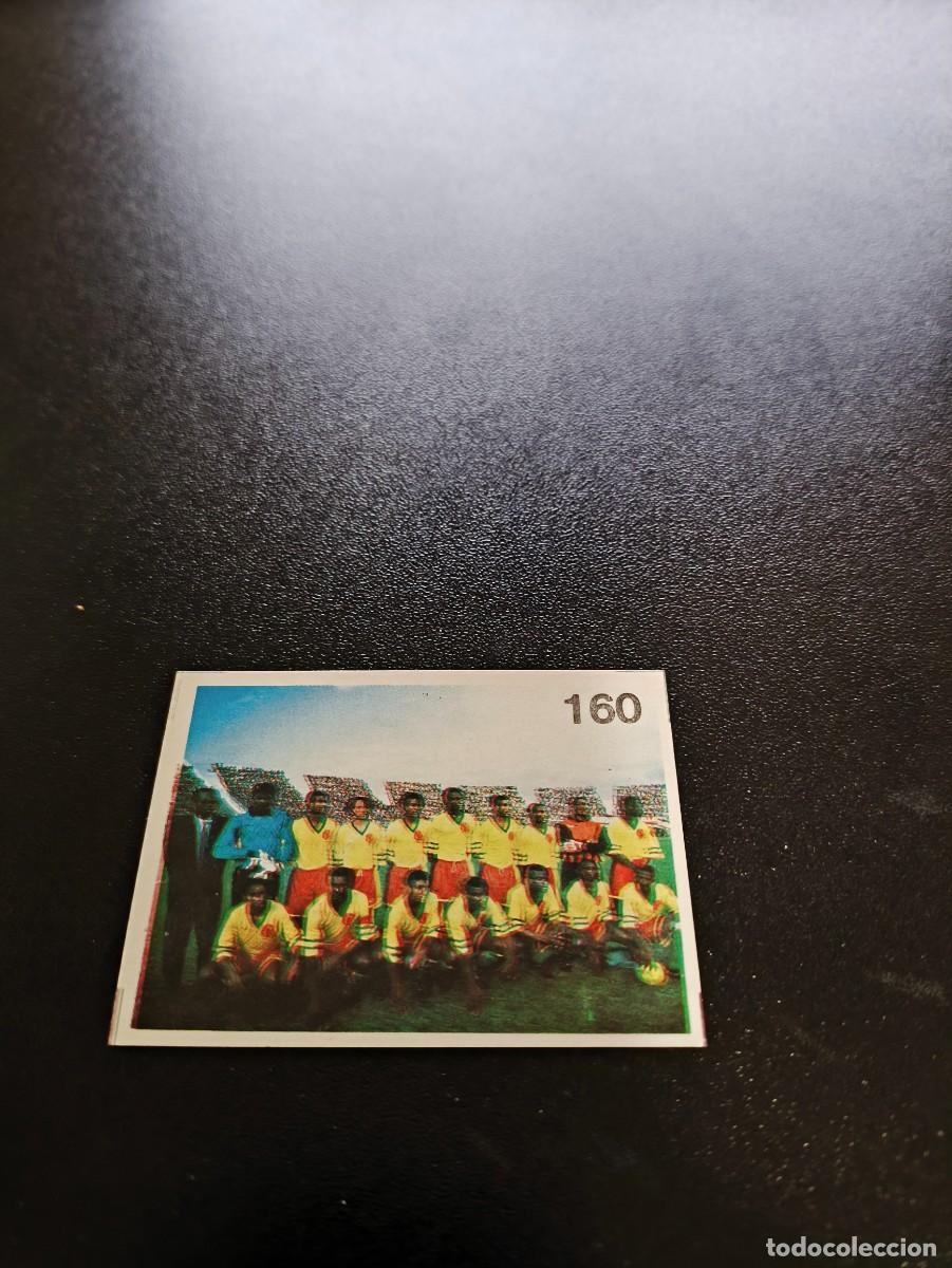 Cromos de F&uacute;tbol: 160 EQUIPO TEAM CAMERUN CAMEROUN REYAUCA MUNDIAL ITALIA 1990 WORLD CUP NO ESTE PANINI