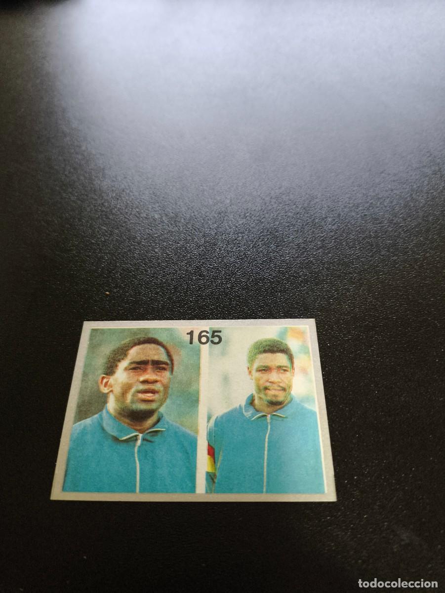 Cromos de F&uacute;tbol: 165 EMILE M'BOUH / ANDRE KANA-BIYIK CAMERUN REYAUCA MUNDIAL ITALIA 1990 WORLD CUP NO ESTE PANINI