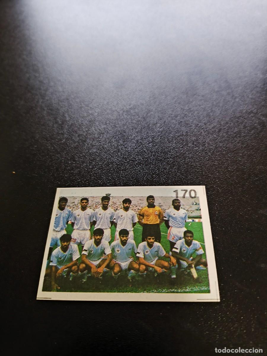 Cromos de F&uacute;tbol: 170 EQUIPO TEAM EMIRATOS ARABES REYAUCA MUNDIAL ITALIA 1990 WORLD CUP NO ESTE PANINI