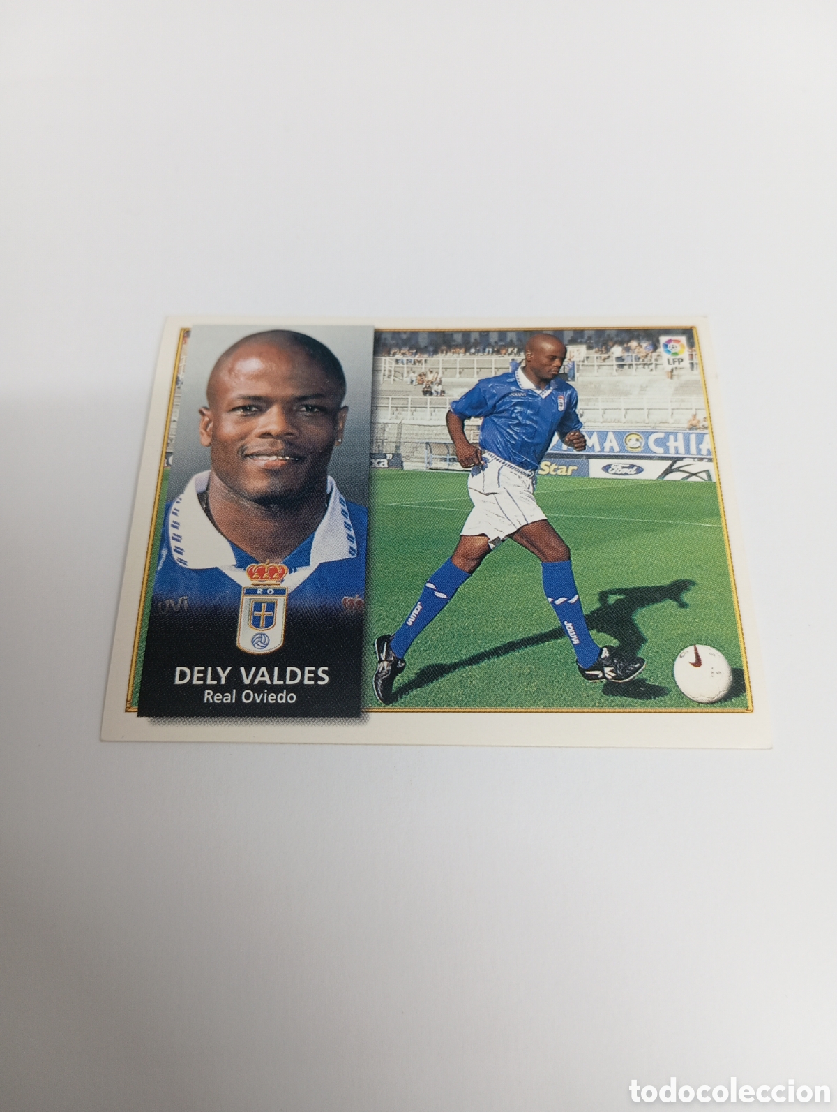 Cromos de F&uacute;tbol: DELY VALDES Oviedo Liga Este 1998 1999 NUEVO SIN PEGAR 98 99