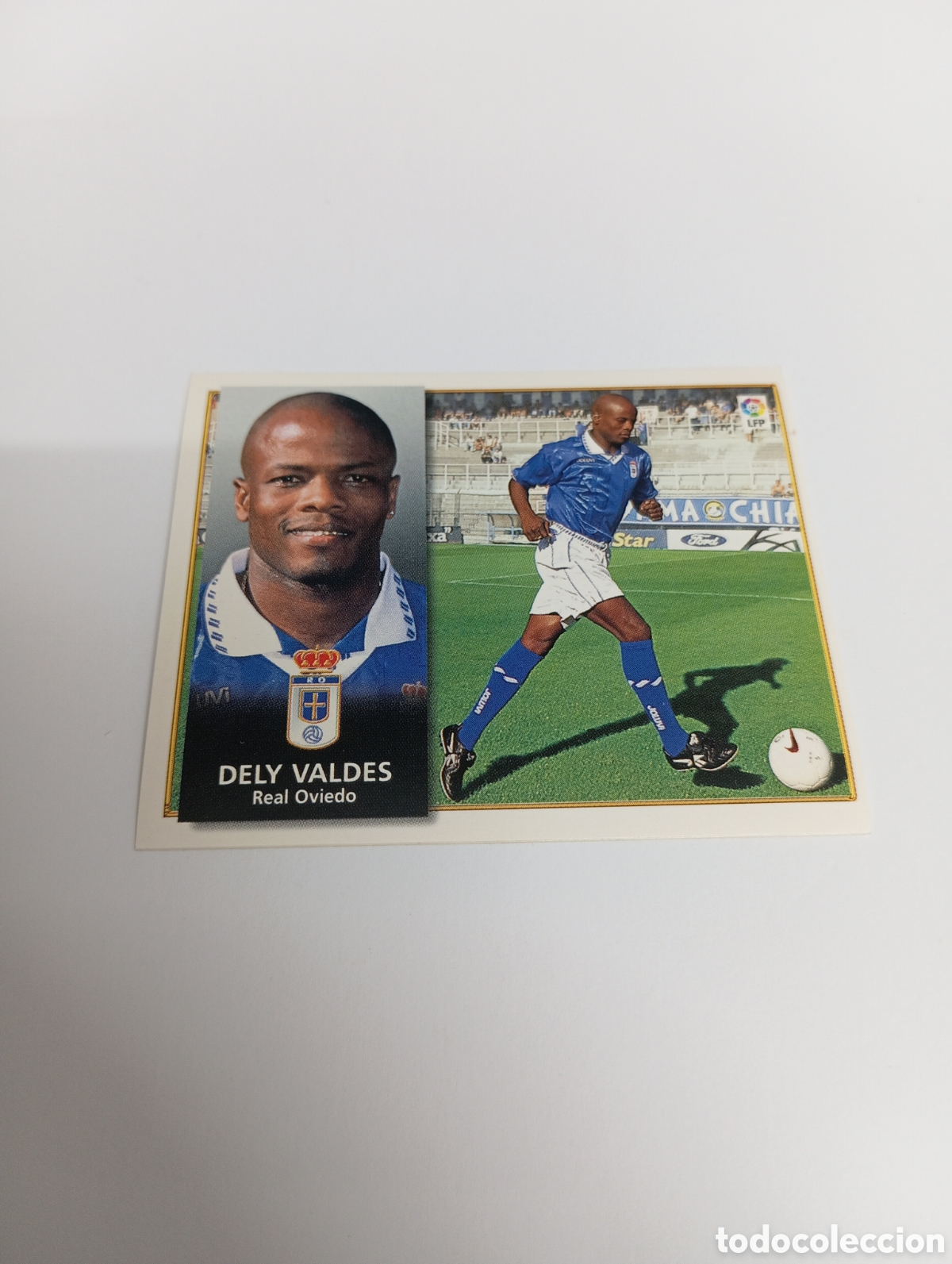 Cromos de F&uacute;tbol: DELY VALDES Oviedo Liga Este 1998 1999 NUEVO SIN PEGAR 98 99