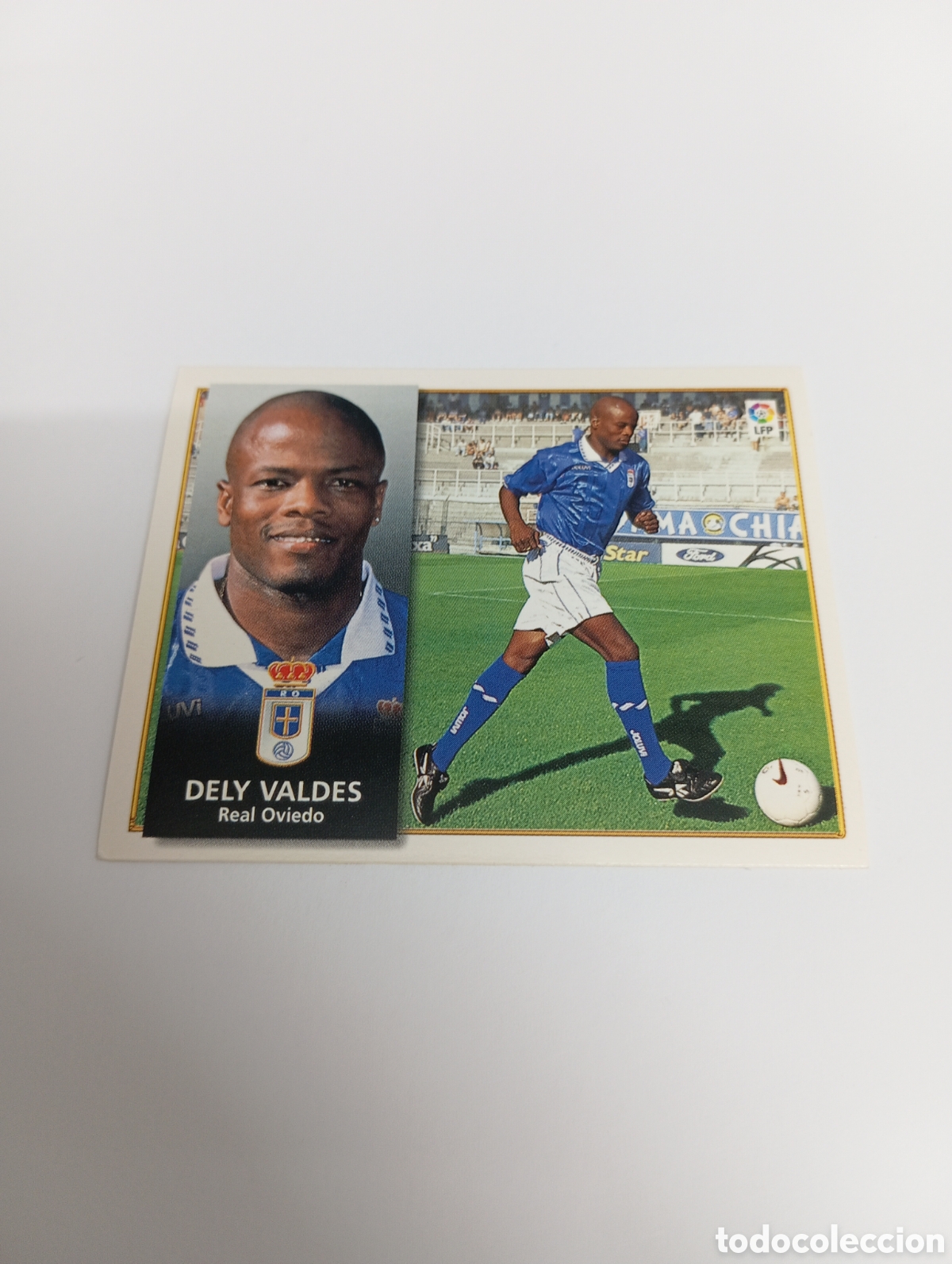 Cromos de F&uacute;tbol: DELY VALDES Oviedo Liga Este 1998 1999 NUEVO SIN PEGAR 98 99