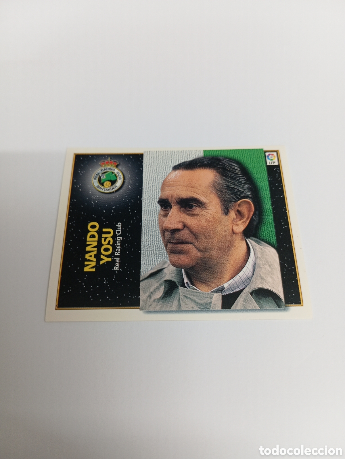 Cromos de F&uacute;tbol: ENTRENADOR NANDO YOSU Racing Liga Este 1998 1999 NUEVO SIN PEGAR 98 99