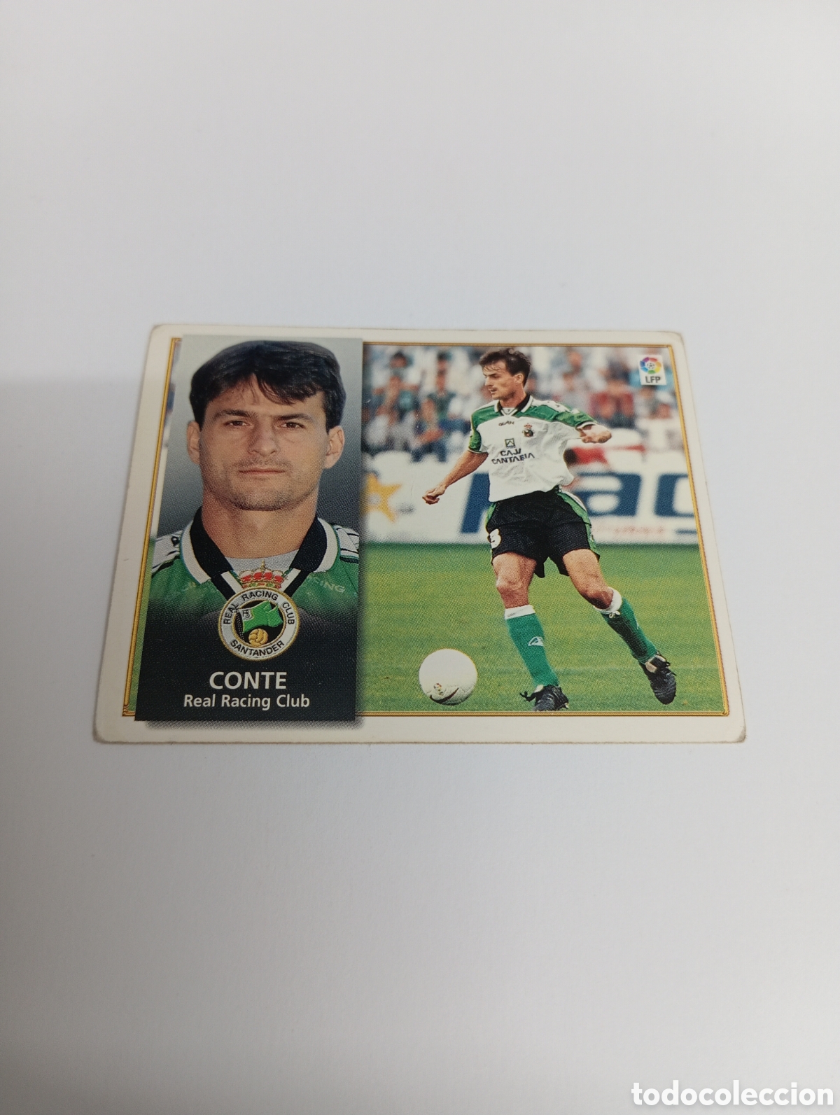 Cromos de F&uacute;tbol: CONTE BAJA Racing Liga Este 1998 1999 NUEVO SIN PEGAR 98 99