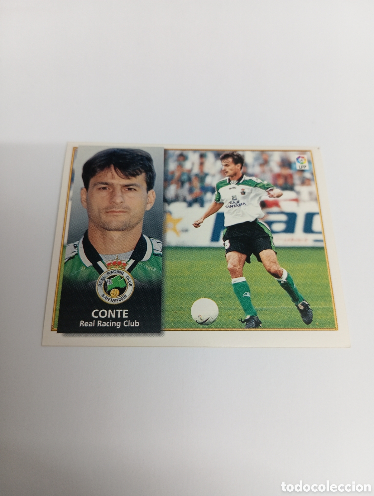 Cromos de F&uacute;tbol: CONTE BAJA Racing Liga Este 1998 1999 NUEVO SIN PEGAR 98 99