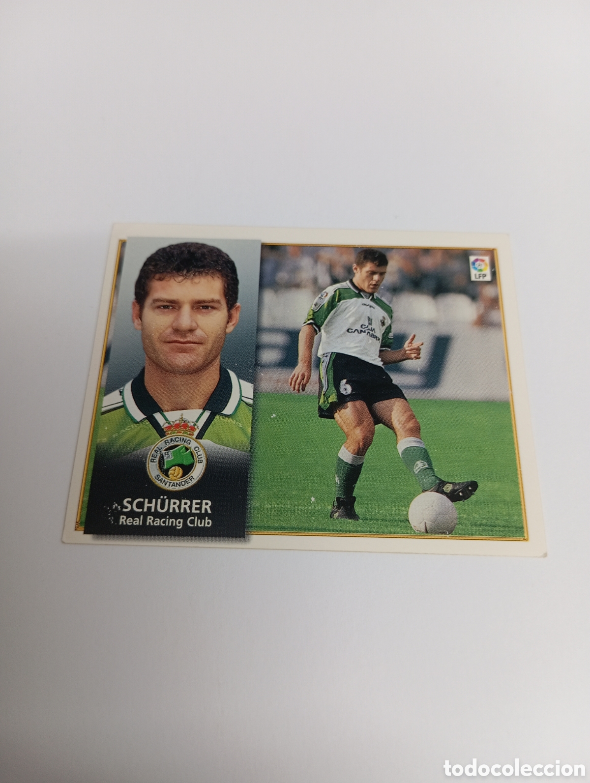 Cromos de F&uacute;tbol: SCHURRER BAJA Racing Liga Este 1998 1999 NUEVO SIN PEGAR 98 99